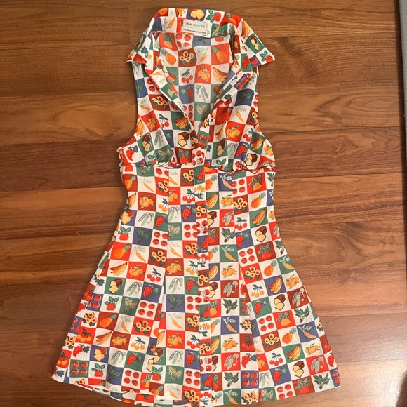 🍒 Adorable Urban Outfitters Garden Party Mini Dress 🧺 - Picture 4 of 6